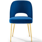 Modway Rouse Dining Room Side Chair - Navy-8