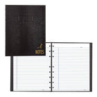 Blueline Notepro Pink Ribbon Hardcover Notebook, 9-1/4" x 7-1/4", Black, 150 Pages-The durability of a hardcover plus the flexibility of a wirebound book