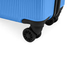 Bugatti Alexandria Collection 26.50" Hardside Spinner Luggage – Blue-TSA Combination Lock: For added security