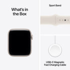 Apple Watch SE 3 - 40 mm - GPS - Starlight Aluminum Case with Starlight Sport Band - S/M-9