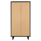 Manhattan Comfort - Granville commode moderne haute étroite et standard - noir - ensemble de 2-Assemblage à domicile requis Tout le matériel inclus