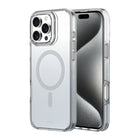 AXS Crystal Shield D3O Case Made with Recycled Materials Magsafe Compatible for Apple iPhone 16 Pro Max - Mist Grey Gradient-6ft drop tested to protect from drops in most everyday situations