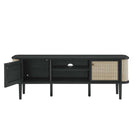 Modway Miramar 60" Wood TV Stand - Black-Assembly Required