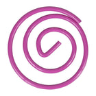 JAM Paper Circular Paper Clips - Round - Hot Pink Fuchsia - 50 Pack-These colourful paperclips are great for organizing papers at home, school, or the office