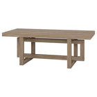 Hudson&Canal Breslow 47"W Rectangular Coffee Table - Antiqued Grey Oak-Tabletop features a weight capacity of 60 lbs