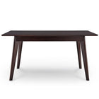 Modway Oracle 59" Rectangle Dining Table - Cappuccino-Tapered Wood Legs