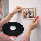 Futech Foam Double-sided Tape - 20mm W x 50m L - Black-Clean, professional finish that keeps signage, displays, and materials firmly in place with no exposed tape.