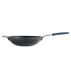 Tramontina - Ember Wok ouvert en acier au carbone de 12,5 po – Finition huilée naturelle – Poignée en silicone amovible-Compatible au four jusqu’à 204 °C / 400 °F avec la poignée en silicone