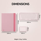 Logitech Casa Pop-Up Desk - Bohemian Blush-Disclaimer: Uses FSC-certified paper for responsible packaging, certified carbon neutral 