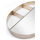 Zuo Latitude Oval Shelf Mirror - Antique Bronze-3 year limited warranty