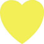 JAM Paper - Rouleaux d'étiquettes standard - en forme de cœur - 1 1/8 x 1 1/8 - jaune fluo - 125 étiquettes/rouleau-Taille : en forme de cœur (1 1/8 x 1 1/8 pouces) | Les étiquettes imprimables sont faciles à créer et à personnaliser.