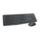 Logitech - Ensemble clavier et souris sans fil MK235,gris, français (920-007899)-Touches durables avec revêtement anti-UV conçues pour durer jusqu'à 5 millions de frappes