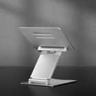 ShoppingAll - Support Ergonomique Réglable en Hauteur pour Ordinateur Portable - Argent - Paquet de 4-9