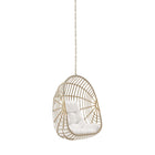 Modway Amalie Wicker Rattan Outdoor Patio Rattan Swing Chair without Stand - Natural White-Outdoor Patio Hanging Swing Chair