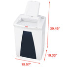 HSM Securio Auto Feed 500CL5, 500 Sheet Stack, 5-7 Sheet, Micro-Cut Large Office Shredder-Powerful motor allows for continuous operation