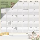 DateWorks 2026 16-Month Family Magnetic Wall Calendar - 12" x 12" - Animals - Bilingual-12.00" x 12.00"