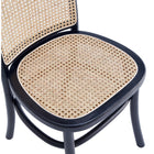 Manhattan Comfort Paragon 17.52" Industry Chic Dining Chair - Black and Grey - Set of 4-Optional Seat Cushion Included to Add Extra Comfort