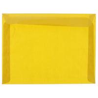 JAM Paper - Enveloppes format livret en papier vélin translucide, 9 x 12 po, doré, 100 par paquet-Doré