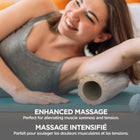 PurAthletics - Rouleau de massage ondulé en mousse amande/pêche-Stabilité et adhérence améliorées