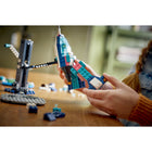 LEGO Moon Mission Science Kit-519-piece educational toy includes a launchpad measuring over 15 in. (38 cm) wide