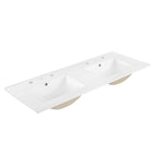 Modway - Soma 48" Meuble de salle de bain à double lavabo - Oak White-9