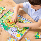 Melissa & Doug Puzzle en bois pour animaux en bois - 24 pièces-Un excellent cadeau pour les filles et les garçons de 3 à 5 ans, pour un jeu pratique et sans écran