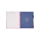 The Happy Planner 2026–2027 Big Disc Bound Dated Planner - 11-1/2" x 10-1/4" - Abstract Expression-Includes 3 Bonus months, a bookmark, and stickers