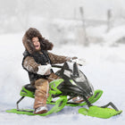 Soozier - luge de course pour enfants avec siège en caoutchouc rembourré - vert-Glisse stable et confortable avec siège ergonomique et système de suspension à ressort 