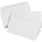 Staples #8 White Premium Gummed Envelopes - 3-5/8" x 6-1/2" - 500 Pack-Features a heavily gummed flap closure that activates with moisture for secure sealing