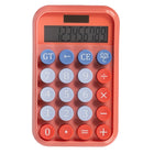 Pep Rally - Calculatrice - rouge-Calculatrice de bureau à écran ACL incliné à 10 chiffres facile à lire