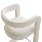 Modway Winslow Performance Velvet Bar Stool - Alabaster-8