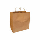 Eddie's-Sacs à provisions en papier kraft 100 % recyclé - 13"W x 7"D x 13"H - Kraft - Paquet de 100 (226202-100)-Sacs à provisions en papier kraft 100 % recyclé
