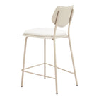 Zuo Zeal Counter Stool - Light Grey/Beige - Set of 4-6