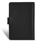 Champs Onyx Leather Passport Case - Black-RFID lining