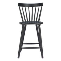 Zuo Tyce Counter Stool - Black - Set of 2-Ergonomic and supportive footrest
