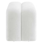 Modway Dax 50.5" Chenille Upholstered Accent Bench - Frost-Fully Assembled