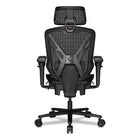 COUGAR Speeder Mesh Reclining & Tilting Chair with Retractable Footrest - Black-3D Hyper rotation Armrests: Offering 225° rotation, 10cm height adjustment, and a 5cm forward-backward sliding range, these armrests provide flexibility for various arm positions