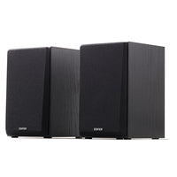 Edifier R980T Studio Quality 2.0 Speaker System with dual RCA Input - Black-Active bookshelf speaker system with 24W total power output with calibrated, flared bass reflex port in front