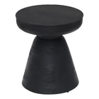 Zuo Sage Side Table - Black-Dimensions: 15.9" L x 15.9" W x 18.1" H