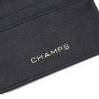 Champs Iconic Keychain Cardholder - Black-Top zip pocket