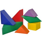 Qaba - Blocs d’escalade en mousse pour tout-petits - multicolore - ensemble de 7-Ensemble de sept pièces permettant des arrangements variés ou un jeu de puzzle 
