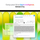Apple - Portatif MacBook Neo 13 po avec Touch ID - A18 Pro - SSD 512 Go - Mémoire 8 Go - Agrume - Français-Macos fait tourner les apps - Sous macOS, toutes vos apps s’exécutent en un flash – y compris des apps intégrées comme FaceTime et Messages