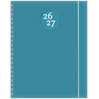 W.Maxwell 2026-27 Kibo Weekly Planner - 8.5" W x 11" H - Blue-August 2026 to July 2027