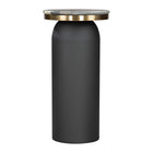 Zuo Luxor Drink Table - Multicolor-Natural Marble round shape tabletop