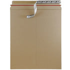 JAM Paper Photo Mailer Stiff Envelopes, Self Adhesive Closure, 12.75 x 15, Brown Kraft Recycled, 20 Pack (8866645g)-Size: 12 3/4" x 15"