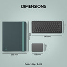 Logitech - Casa Pop-Up Desk - Noir-Avis de non-responsabilité: utilise du papier certifié FSC pour un emballage responsable, certifié neutre en carbone 
