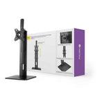 IntekView Freestanding Single Monitor Stand-Swivel of the structure up to 90 degree
