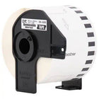 Brother Dk4205 Removable Continuous Paper Label Tape - 2.4" - Black On White-Well suited to use with Brother QL-1050, QL-1050N, QL-1060N, QL-500, QL-550, QL-570, QL-570VM, QL-580N and QL-650TD printers
