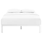 Modway Corinne Full Bed Frame - White-Weight Capacity Up To 1300 lbs