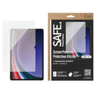 PanzerGlass SAFE Screen Protector for Samsung Galaxy Tab S10FE/S9FE/S9 - Ultra-Wide Fit - Clear-60% Recycled glass; 100% strength